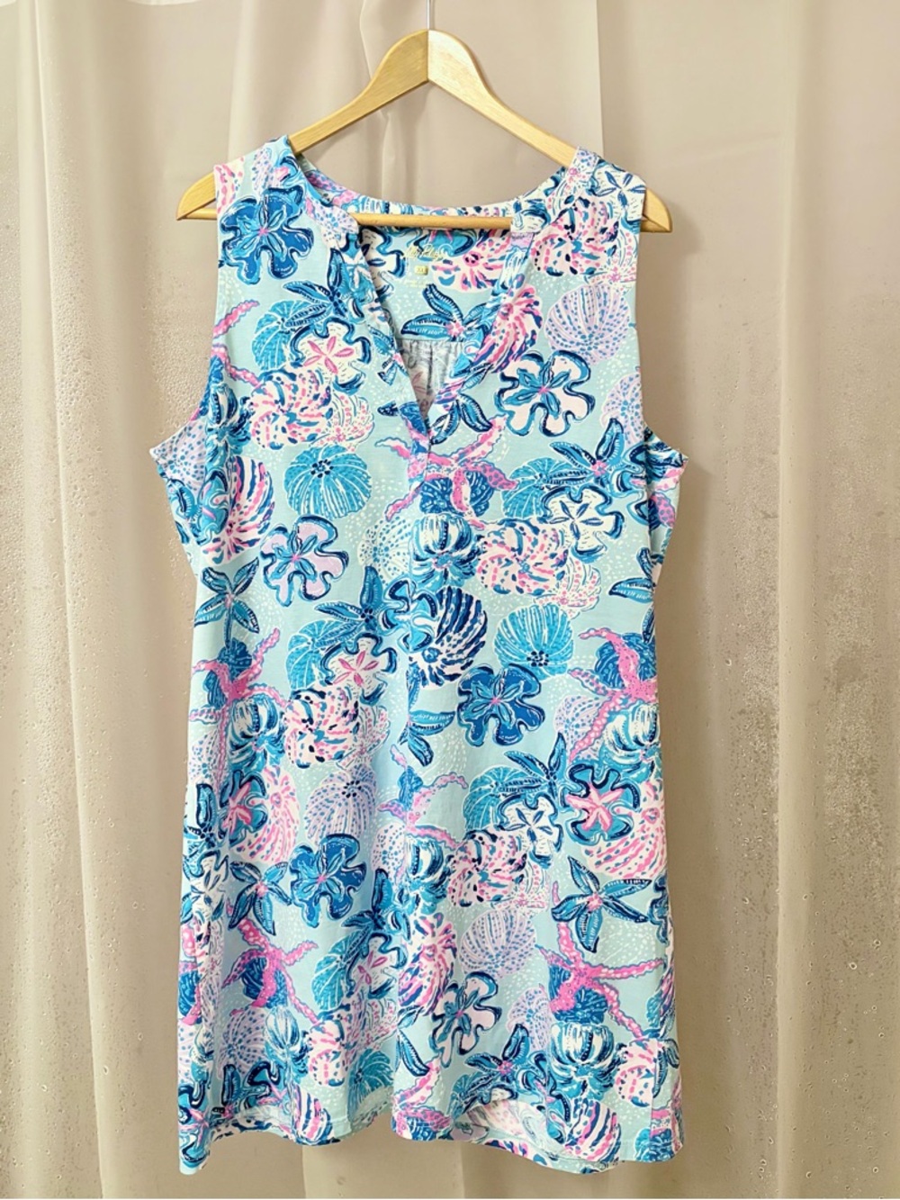Lilly Pulitzer Bahama Beachcomer Print Sleeveless Dev Dress